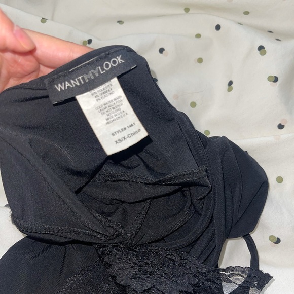 Maxi black dress with open side leg - Picture 5 of 7